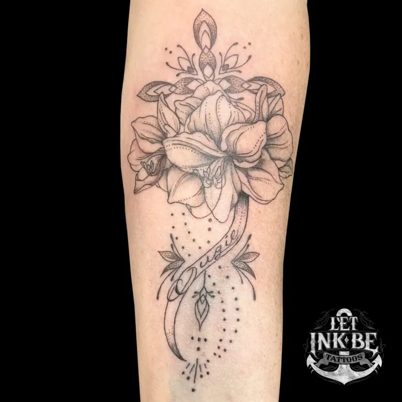 orchidee tattoo