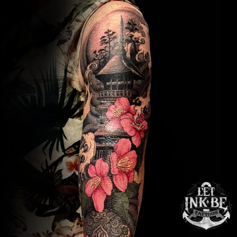kleuren tattoo japans